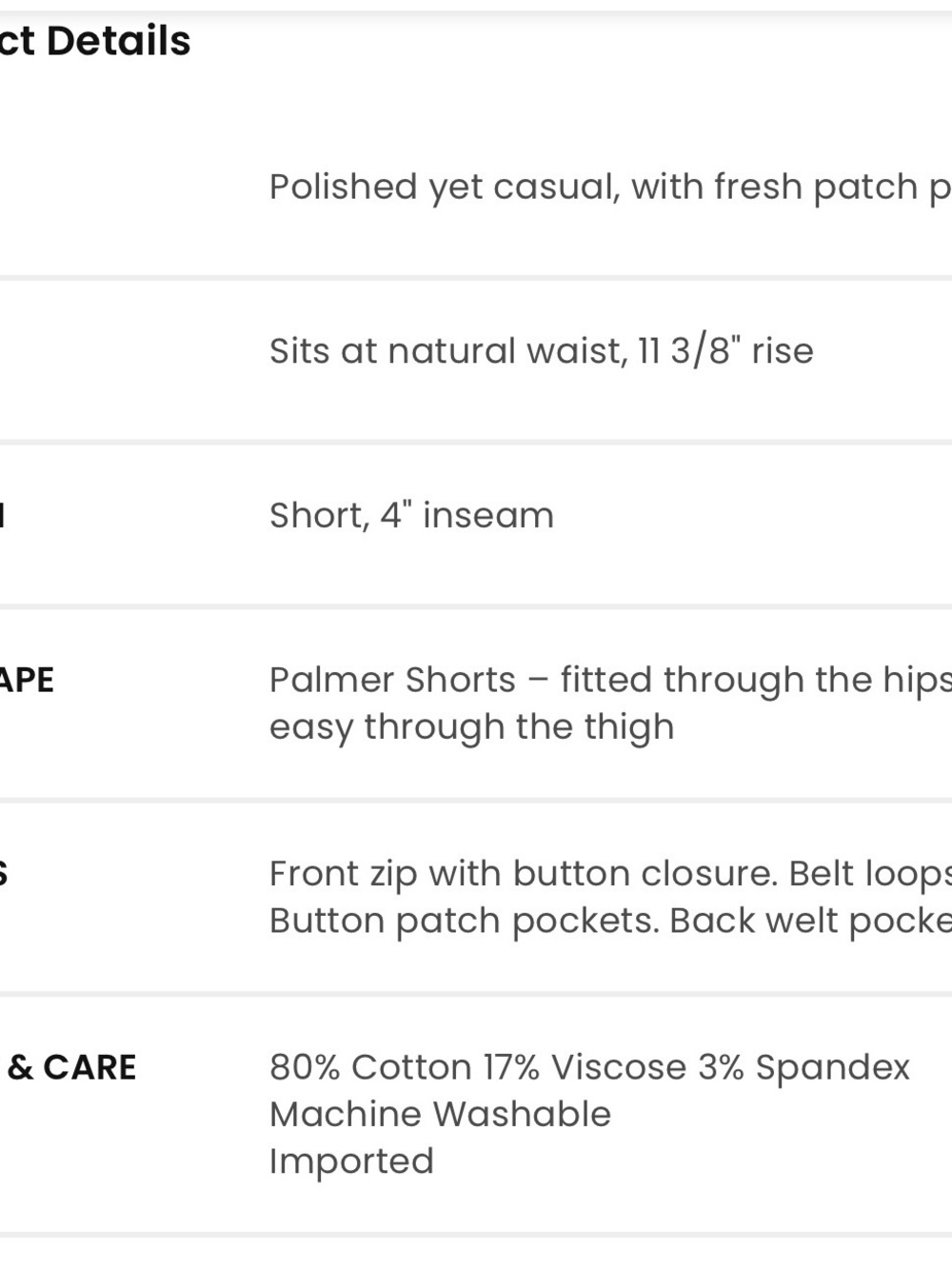 A bundle of LOFT Palmer Shorts. Size 0 - Picture 5 of 5